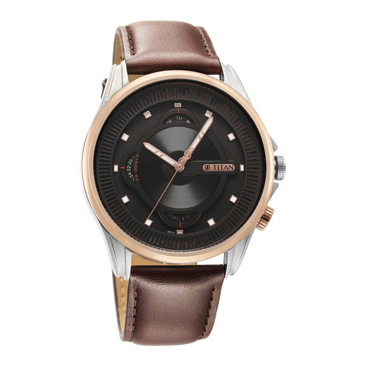 black dial watch for men