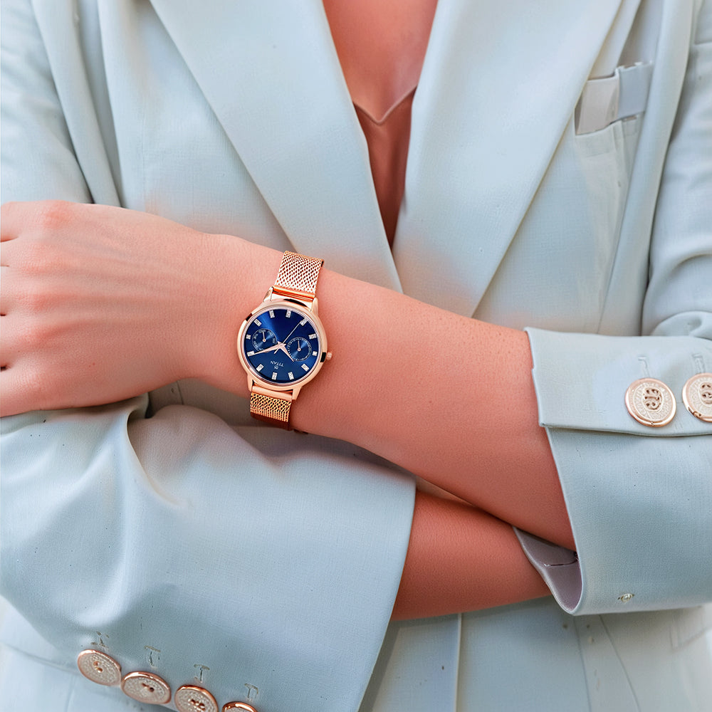rose gold women watches