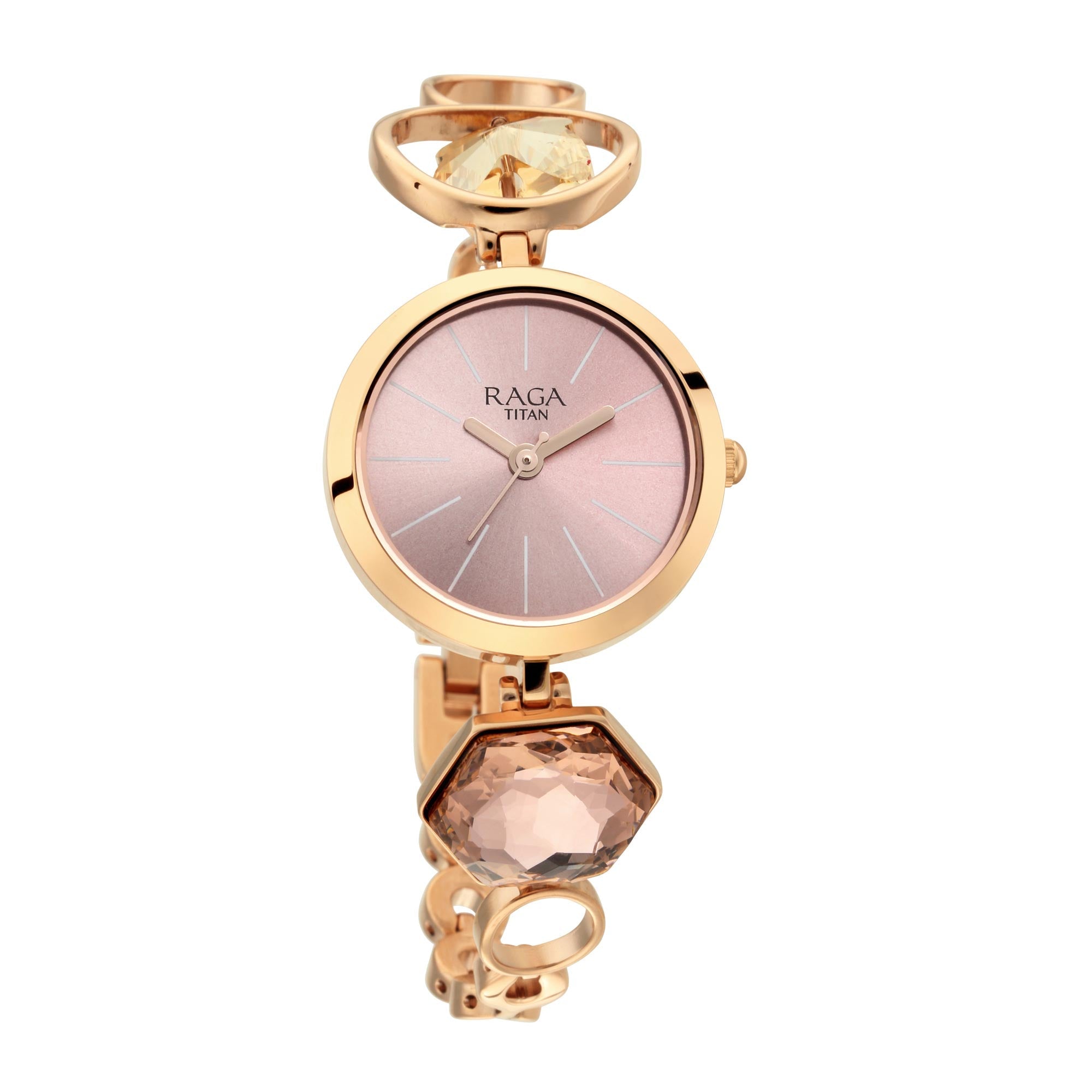 Raga Women's Grace Watch: Mother of Pearl Dial Ornate Bracelet