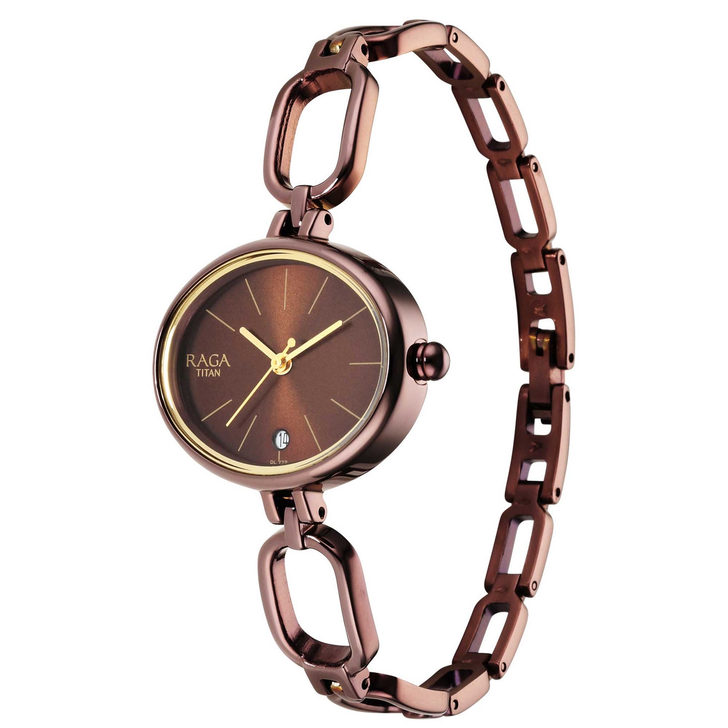 women brown wrist watch