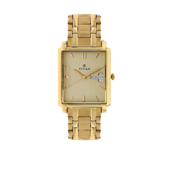 square gold watch men's
