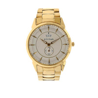 men's gold wrist watch
