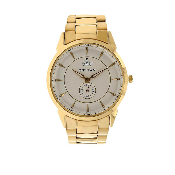 men's gold wrist watch
