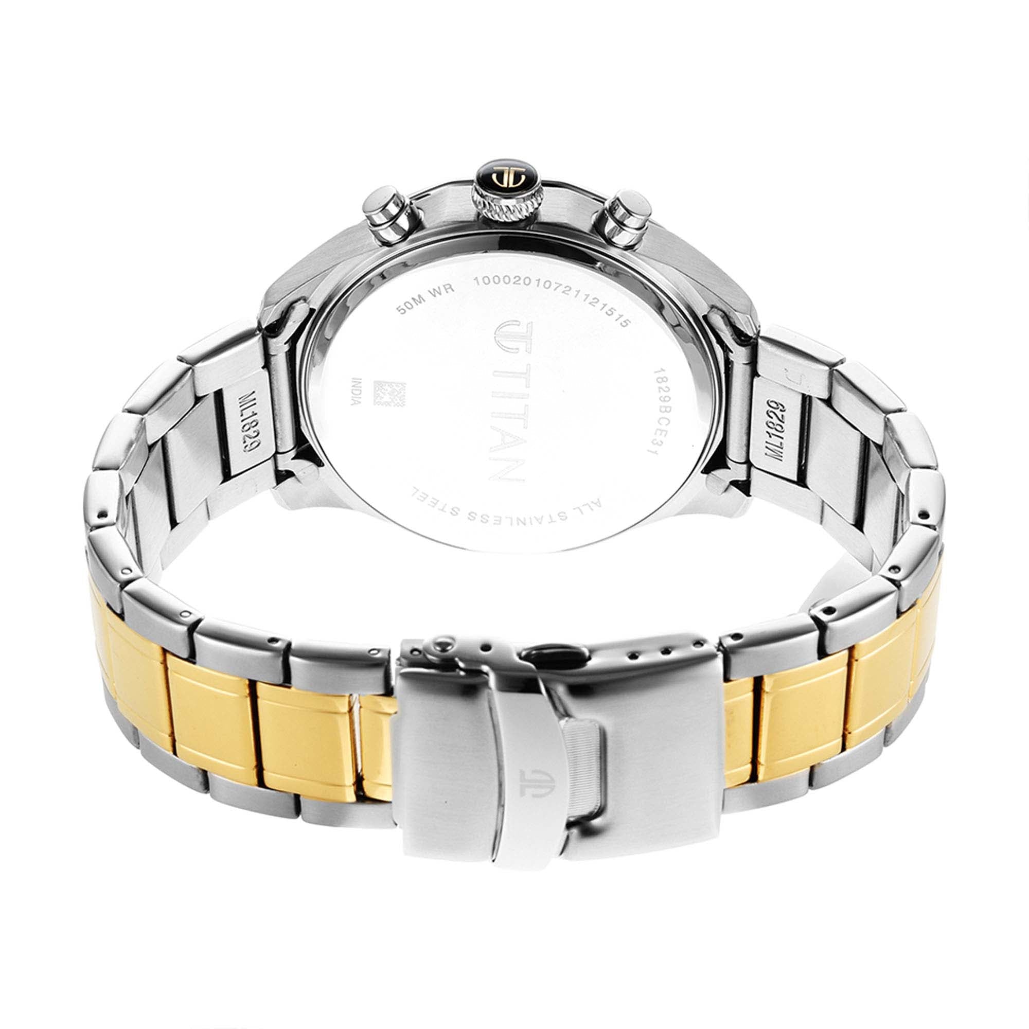 two tone watch men
