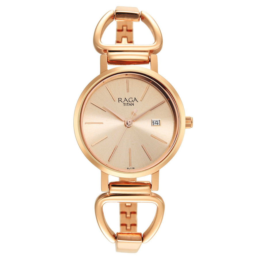 rose gold ladies watch
