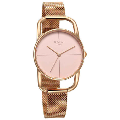 ladies pink dial watches
