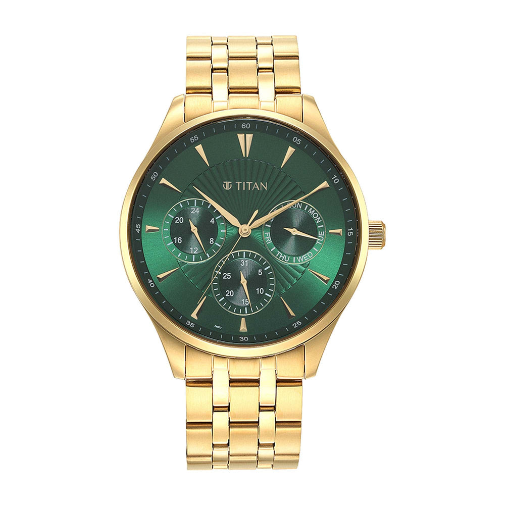 green dial watch for men 
