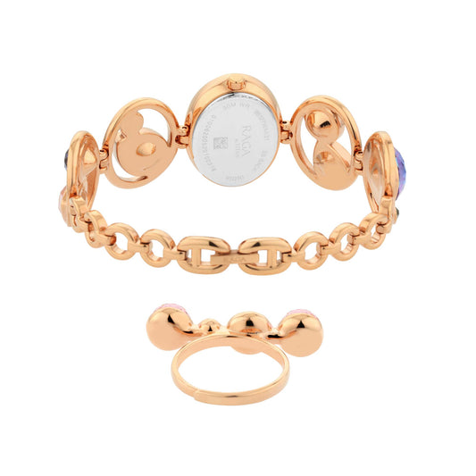 Titan Raga Moments of Joy Mother of Pearl Dial Analog Metal Strap watch for Women