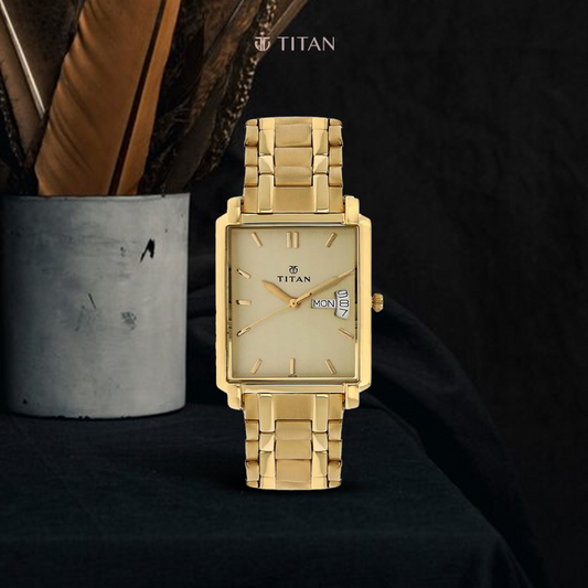 Gold Case Men Titan Watches Australia