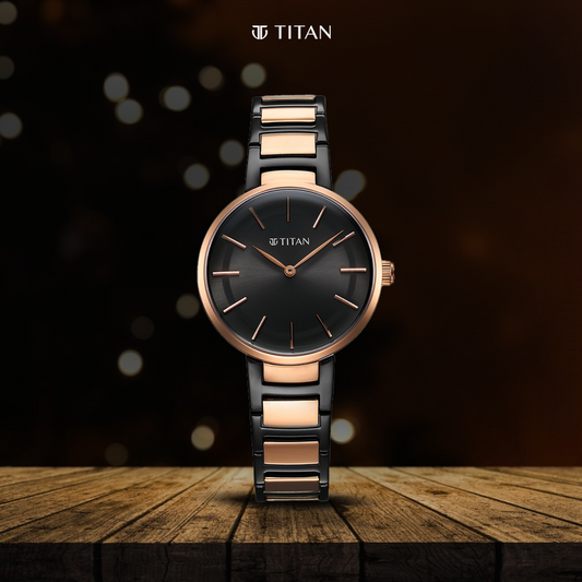 Black Dial Women Titan Watches Australia