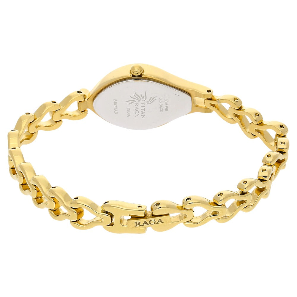ladies bracelet watch gold
