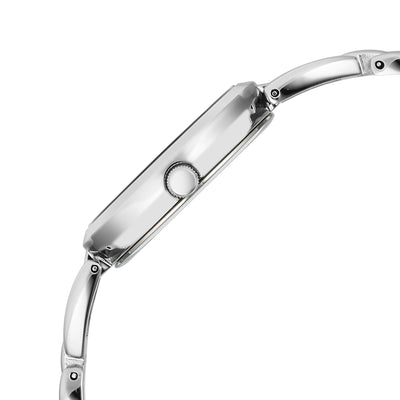 women's silver toned wristwatch