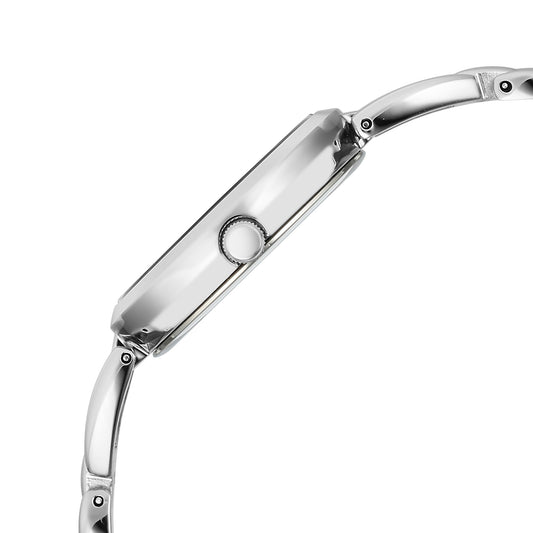 women's silver toned wristwatch